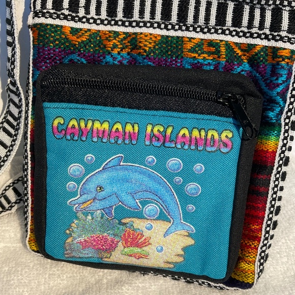 Cayman Islands and Dolphin Small Crossbody Bag - Picture 3 of 13